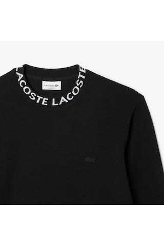 Lacoste Sh9542 Erkek Sweatshirt Siyah