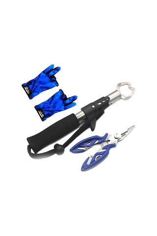 Jeehugo Deniz Ve Tatlı Su İçin Çok Fonksiyonlu Balıkçı Takımı - 13cm Pense, 21cm Tutucu Ve Kaymaz Önlüğü Seti