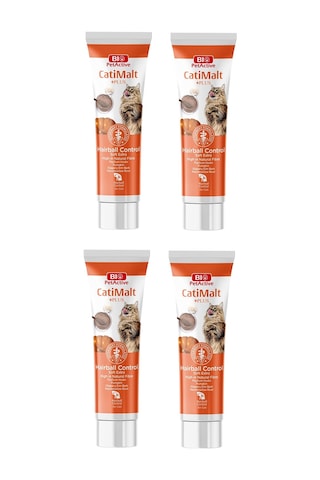 Bio Petactive Catimalt Plus Tüy Yumağı Önleyeci Malt Macun 100 G X 4 Adet Bio Petactive Catimalt Plus Tüy Yumağı Önleyeci Malt Macun 100 G X 4 Adet