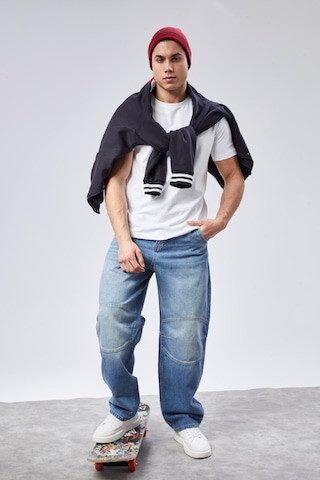 Cedy Denim Cedy Denım Yüksek Kalite Erkek Yüksek Bel Skater Baggy Jeanpantolon C362 Açık Mavi