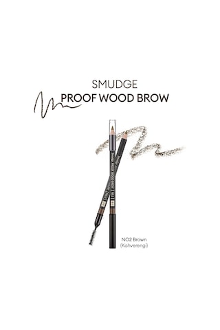 Missha Smudge Proof Wood Brow Bulaşmayan Kalıcı Doğal Kaş Kalemi Brown