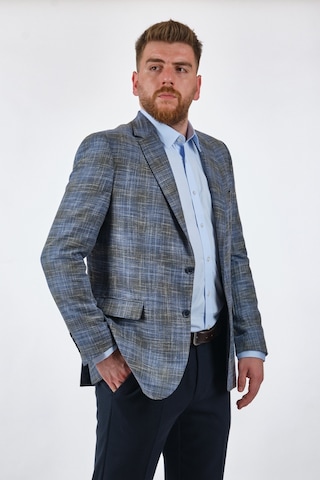 Tom Becker Kareli Gri Erkek Ceket Sc45122017 001