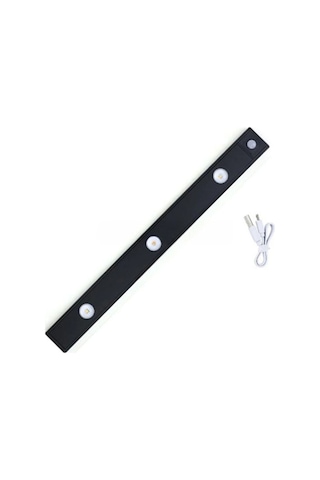 10w Led'li Mutfak Ve Dolap İçi 3 Renk Mod'lu Usb Şarjlı Sensörlü Armatür Ct-2464 Beyaz