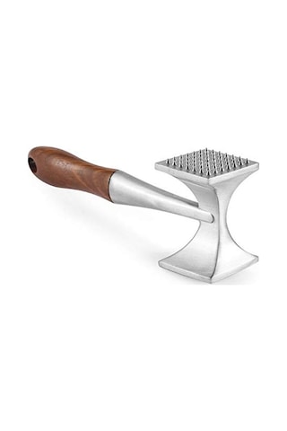 Et Yumuşatma Çekiç Çift Taraflı Et Dövücü Alet Biftek, Sığır Eti Tavuk Tokmağı Mutfak İçin Ahşap Saplı