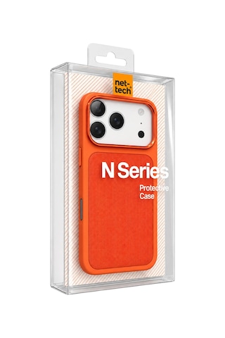 Nettech Apple İphone 17 Pro Max Uyumlu Nt-n121 Deri Arka Koruma Kılıf - Kahverengi