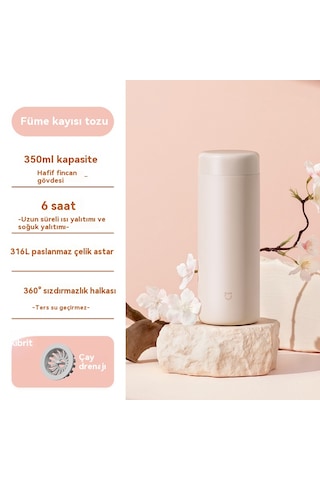 Xiaomi Taşınabilir Termos Bardak-pembe