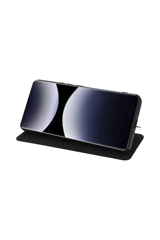 Uryport Xiaomi Redmi Note 14 Pro 5g Kılıf Flip Cover - Siyah