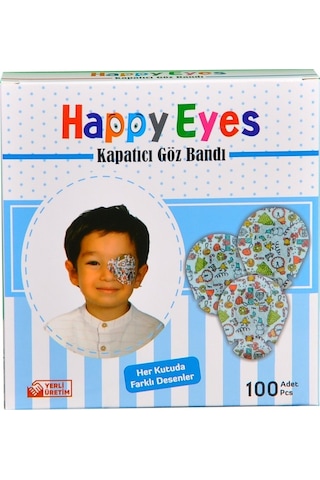 Happy Eyes Göz Kapama Bandı Çocuklar İçin Göz Kapatıcı Bandı