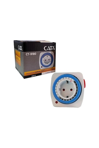 Cata Ct-9180 Zaman Ayarlı Priz Mekanik Timer Saati 3680w, Tyc00372186110
