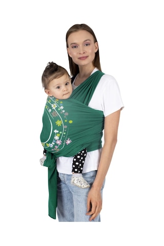 Sevi Bebe Art 562-11 Bebek Taşıma Şalı Yeşil