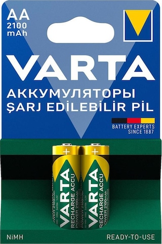 Varta Accu Power Şarj Edilebilir Ni-Mh AA Kalem Pil 2.100 mAh 2 Adet