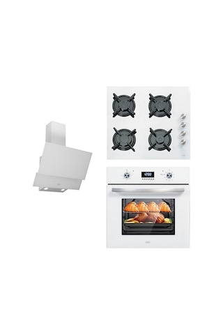 Çetintaş Airfrey 5234 E - W 848 CAT - 55231 Beyaz Ankastre Set