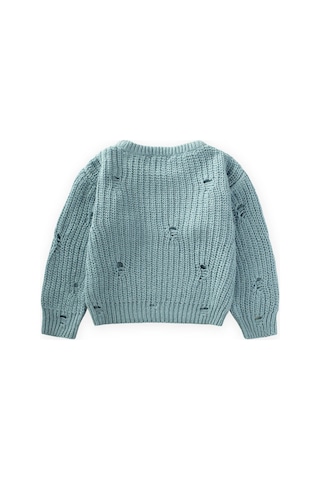 Cigit Selanik Triko Kazak 2-8 Yaş Mint Yeşili Mint Yeşili
