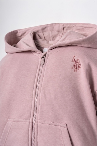 U.S. Polo Assn. Nakışlı Kız Bebek Pembe Uzun Kol Pijama Takım Usb3246-c-v4 Usb3246-c-v4 Pembe02