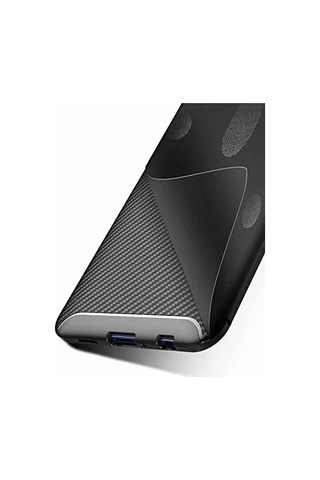 Oppo Reno Karbon Desenli Negro Silikon Kılıf