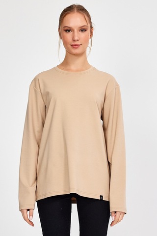 Alexander Gardi Alexandergardı Bisiklet Yaka Basic Oversize Sweatshirt E23-00160 00 001
