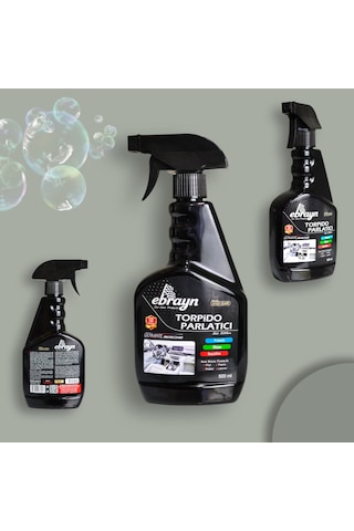 Ebrayn Torpido & Plastik Koruyucu Parlatıcı 500 Ml - Toz Tutmaz Kalkan 500 Ml