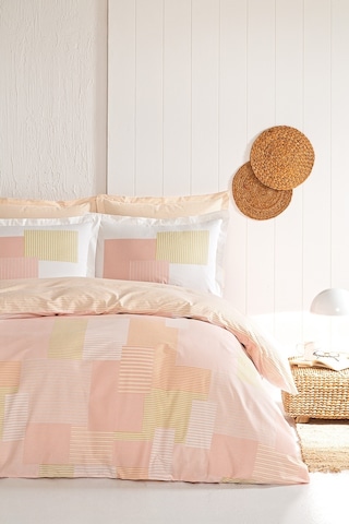 Puffy Romarin Ranforce Çift Kişilik Nevresim Seti Safran