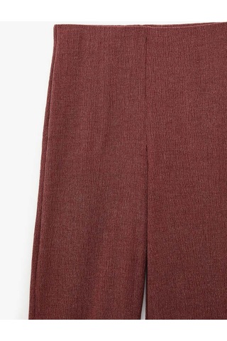 Koton Slim Fit Kadın Pantolon 6sak40032ek Bordo