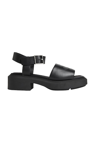 Calvin Klein Kadın Chunky Sandal Lth Mg Sandalet Hw0hw031310gj-16304 Siyah