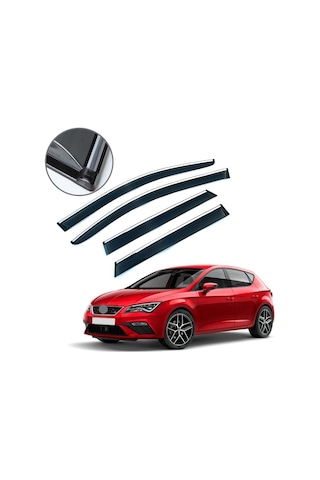 Seat Leon Krom Çıtalı Cam Rüzgarlığı 2013-2019