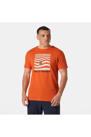 Helly Hansen Shoreline 3.0 Erkek Turuncu T-shirt Hha.54601 Turuncu