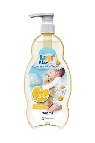 Uni Baby Tatlı Rüyalar Şampuanı 3 x 700 ML