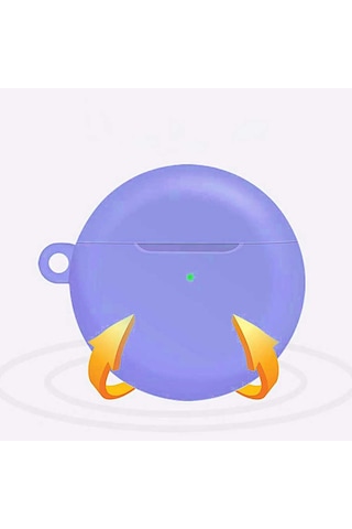 Ekılıf - Huawei Freebuds 4 Uyumlu - Kılıf Darbelere Karşı Dayanıklı Koruyucu Silikon Kılıf Airbag 24 - Kırmızı