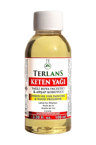 Resim Yağı Ahşap 100 Ml Linseed Oil