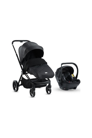 Kraft Mila Mika Travel Sistem Bebek Arabası Siyah Siyah