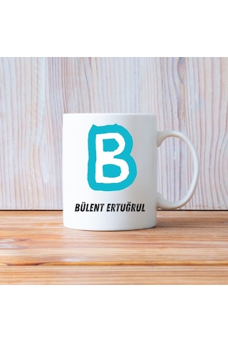 Kişiye Özel Baş Harf Ve İsimli Kupa Bardak