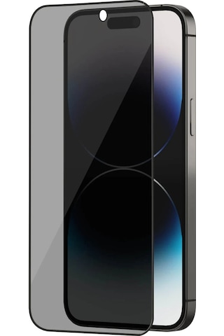 Newface - 417 - Apple iPhone Uyumlu 16 Pro Max Bilvis 3x Ar Hayalet Cam Ekran Koruyucu - Csmo-tex - - Siyah