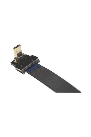 Micro Hdmı Plug - Dik - Sağ (L Tipi - Dıy Hdmı Kablo İle Birlikte