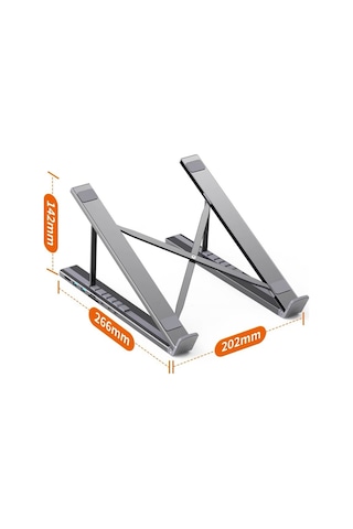8 İ 1 Arada Type-c Hub Lı Katlanabilir Laptop Standı 4k Hdmı 5gbps 60cm Kılıf