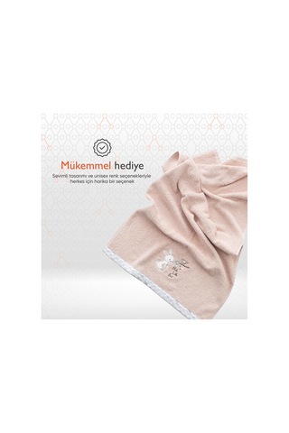 Gezenbebe Hero Nakışlı Bebek Çocuk El Ve Baş Havlusu 50x90 Gri