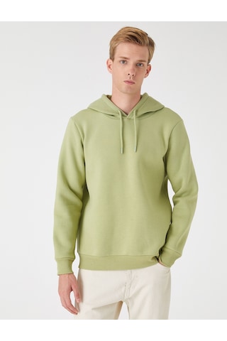 Koton Basic Kapşonlu Sweatshirt Yeşil 3sam70001mk Yeşil