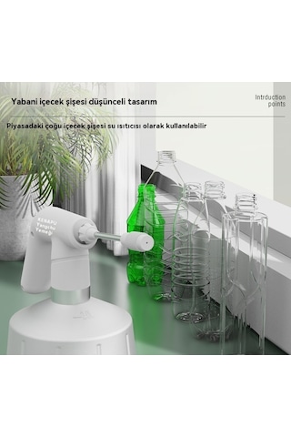 Airron 2l Ev Elektrikli Bahçe Malzemeleri Çiçek Yağmurlama Sulama Tenekesi - Yeşil 002