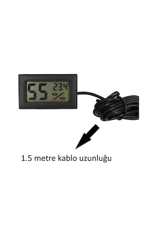 Wellhise Tpm-11 Sıcaklık ve Nem Termometre Kuluçka N11.606