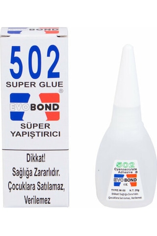 502 Japon Yapıştırıcı 20gr Kutu 50 Adet