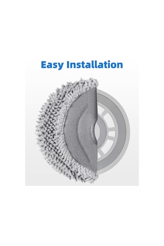 Roborock Qrevo Curv 2 Pro Uyumlu Mikrofiber Mop Paspas 2 Adet