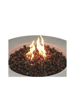 Lav Taşı 5 Kg Mangal Taşı 3 Ila 6 Cm Arasında Dekoratif Tir. Siyah Renkli