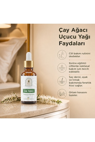Çay Ağacı Uçucu Yağı 10 Ml. %100 Saf
