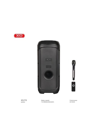 F70 40w Rgb Işıklı Karaoke Parti Hoparlörü - Mikrofonlu Ve Uzaktan Kumandalı Bluetooth Speaker