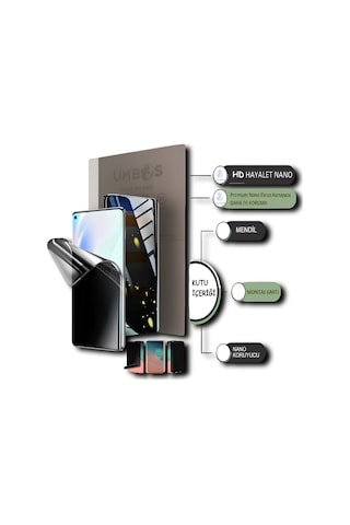 One Plus Ace 2 Pro Nano Ekran Koruyucu Ultra İnce Esnek - Hd Şeffaf Hayalet - Umbos