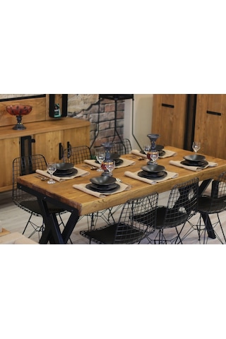 Ntconcept Ntconcept Masif Ağaç Mutfak Masası Takımı (437781110)