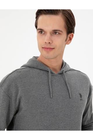 U.s. Polo Assn. Erkek Antrasit Melanj Sweatshirt 50298271-vr081 Antrasit Melanj