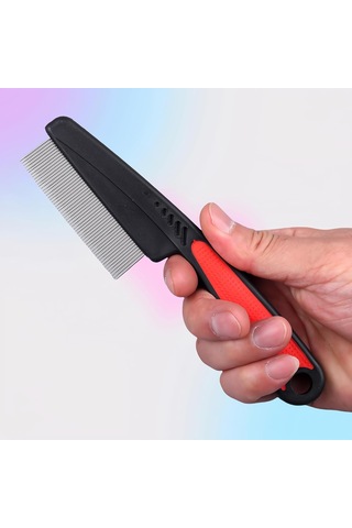 Kepek Tarağı, Paslanmaz Çelik İnce Dişli Kepek Giderici, Yetişkinler İçin Profesyonel Saç Tarağı. Profesyonel Bakım Aleti