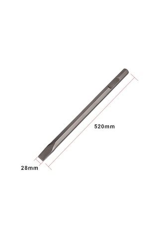 Makita D-61575 28.6 MM Altıgen Şaftlı Yassı Keski 520 MM