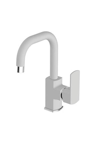 Bien Salvo Kuğu Lavabo Bataryası İpeksi Mat Beyaz