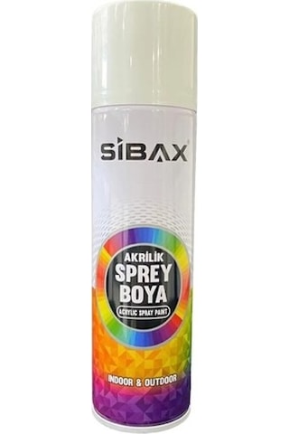 Sibax Akrilik Sprey Boya Ral 9006 Gümüş Gri 250 Ml